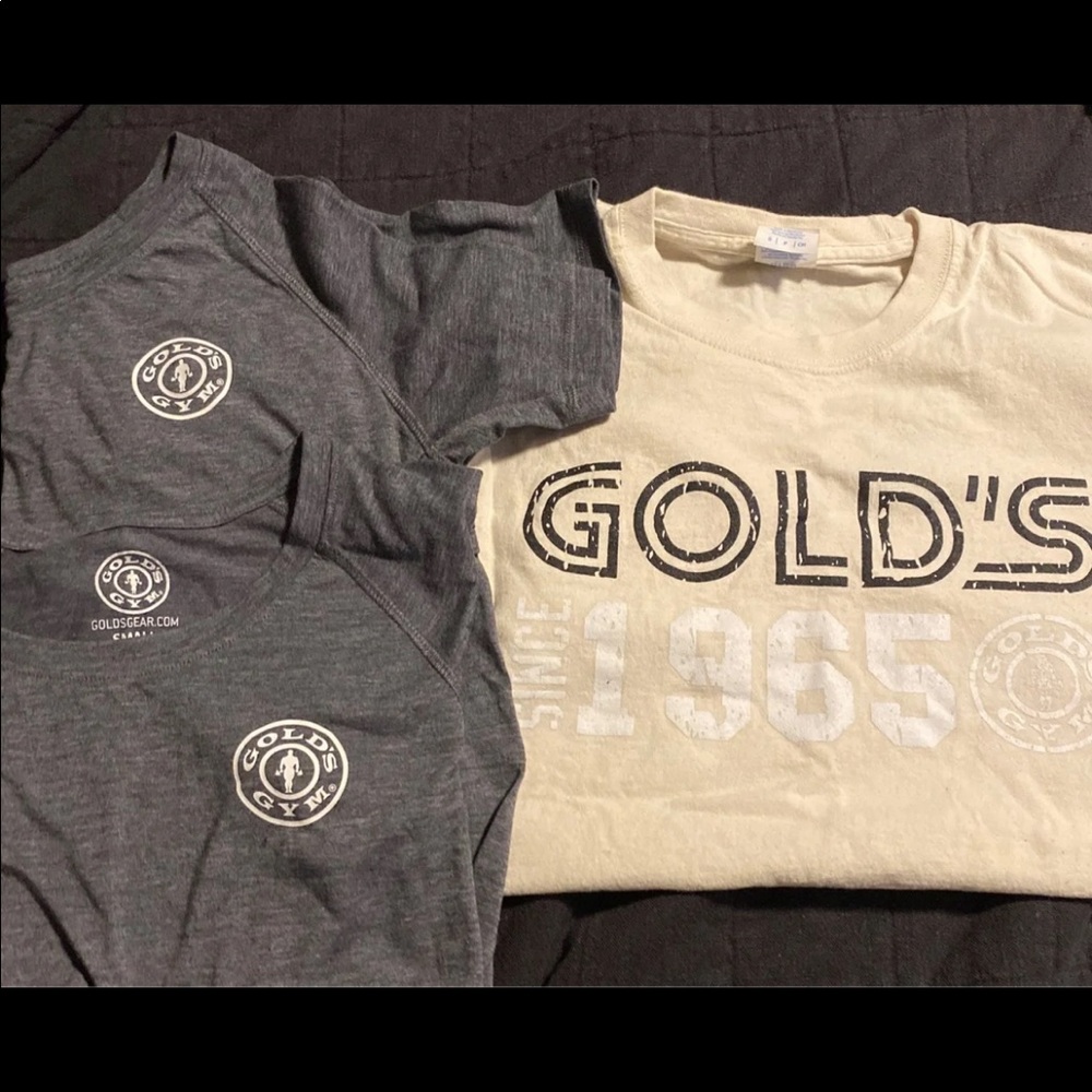 Golds gym shirts